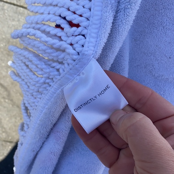 Distinctly Home Cotton Round Towel - Picture 6 of 8